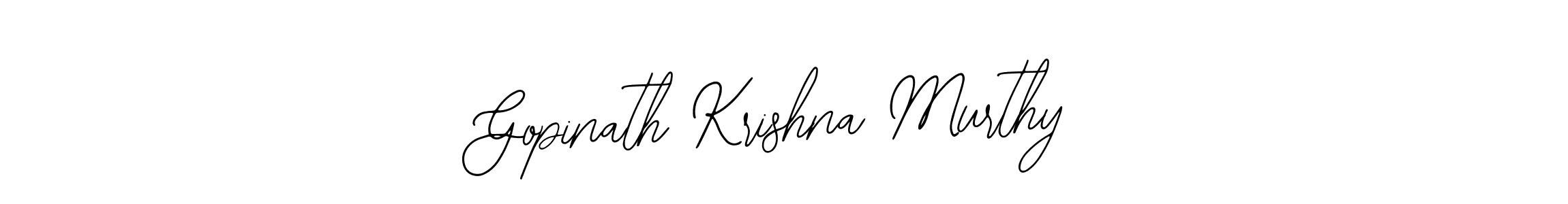 Create a beautiful signature design for name Gopinath Krishna Murthy. With this signature (Bearetta-2O07w) fonts, you can make a handwritten signature for free. Gopinath Krishna Murthy signature style 12 images and pictures png