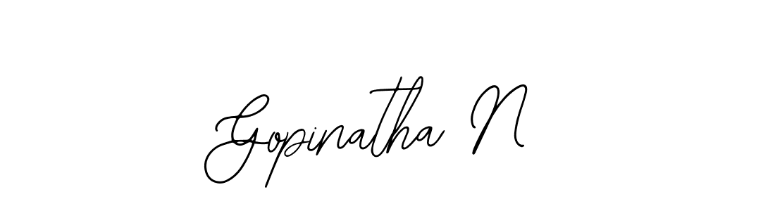 Create a beautiful signature design for name Gopinatha N. With this signature (Bearetta-2O07w) fonts, you can make a handwritten signature for free. Gopinatha N signature style 12 images and pictures png