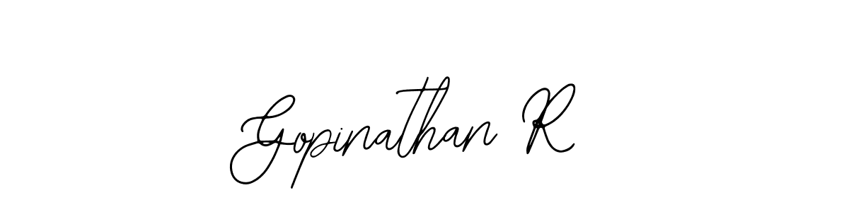 if you are searching for the best signature style for your name Gopinathan R. so please give up your signature search. here we have designed multiple signature styles  using Bearetta-2O07w. Gopinathan R signature style 12 images and pictures png