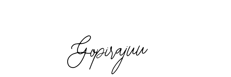 Design your own signature with our free online signature maker. With this signature software, you can create a handwritten (Bearetta-2O07w) signature for name Gopirajuu. Gopirajuu signature style 12 images and pictures png