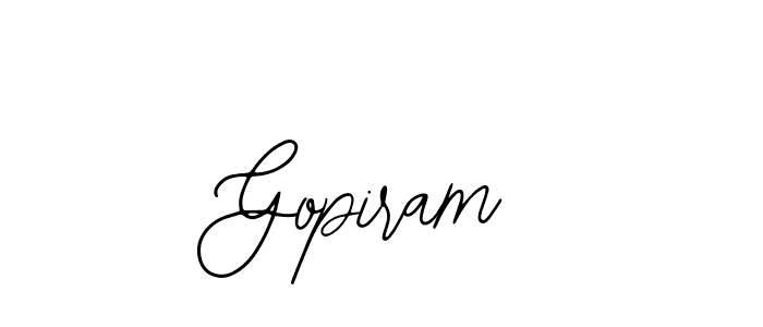 You should practise on your own different ways (Bearetta-2O07w) to write your name (Gopiram) in signature. don't let someone else do it for you. Gopiram signature style 12 images and pictures png