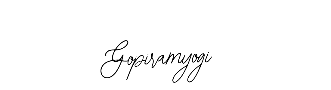 Also we have Gopiramyogi name is the best signature style. Create professional handwritten signature collection using Bearetta-2O07w autograph style. Gopiramyogi signature style 12 images and pictures png