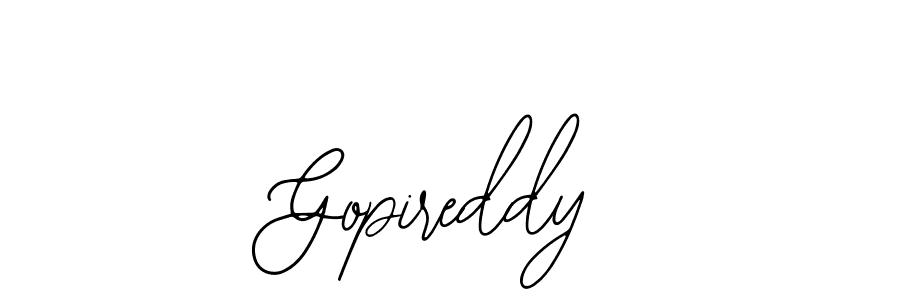 You can use this online signature creator to create a handwritten signature for the name Gopireddy. This is the best online autograph maker. Gopireddy signature style 12 images and pictures png