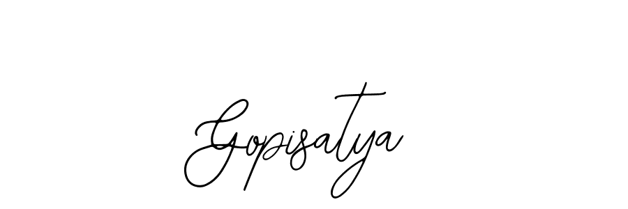 Bearetta-2O07w is a professional signature style that is perfect for those who want to add a touch of class to their signature. It is also a great choice for those who want to make their signature more unique. Get Gopisatya name to fancy signature for free. Gopisatya signature style 12 images and pictures png