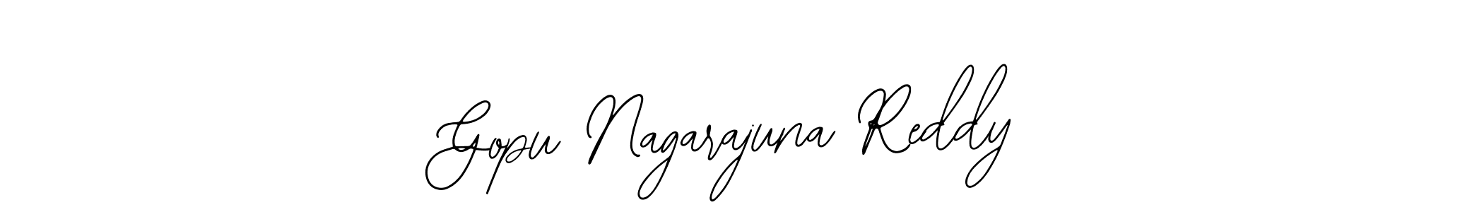 This is the best signature style for the Gopu Nagarajuna Reddy name. Also you like these signature font (Bearetta-2O07w). Mix name signature. Gopu Nagarajuna Reddy signature style 12 images and pictures png