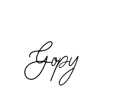 It looks lik you need a new signature style for name Gopy. Design unique handwritten (Bearetta-2O07w) signature with our free signature maker in just a few clicks. Gopy signature style 12 images and pictures png