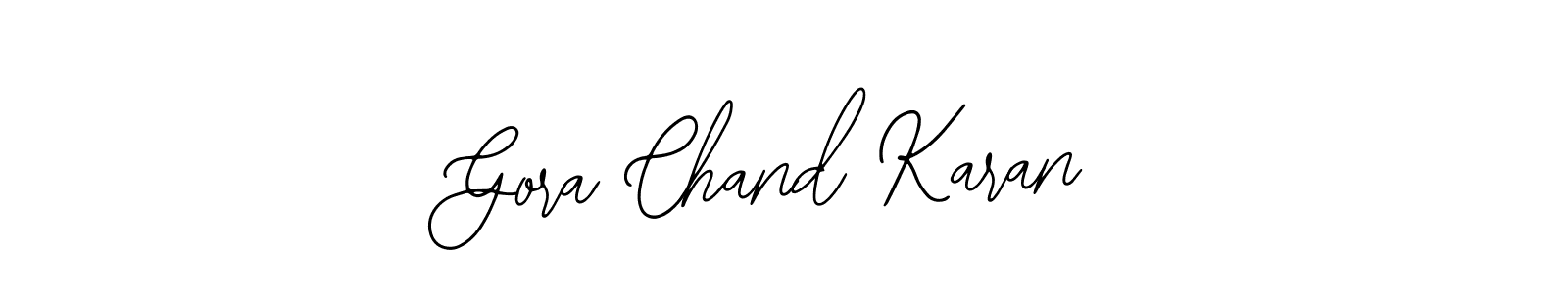 Similarly Bearetta-2O07w is the best handwritten signature design. Signature creator online .You can use it as an online autograph creator for name Gora Chand Karan. Gora Chand Karan signature style 12 images and pictures png