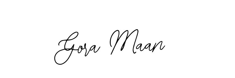 Similarly Bearetta-2O07w is the best handwritten signature design. Signature creator online .You can use it as an online autograph creator for name Gora Maan. Gora Maan signature style 12 images and pictures png