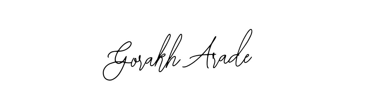Best and Professional Signature Style for Gorakh Arade. Bearetta-2O07w Best Signature Style Collection. Gorakh Arade signature style 12 images and pictures png