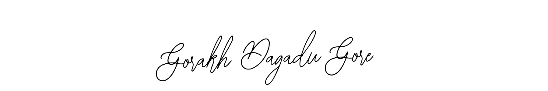 Use a signature maker to create a handwritten signature online. With this signature software, you can design (Bearetta-2O07w) your own signature for name Gorakh Dagadu Gore. Gorakh Dagadu Gore signature style 12 images and pictures png