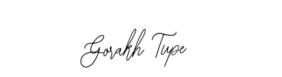 Create a beautiful signature design for name Gorakh Tupe. With this signature (Bearetta-2O07w) fonts, you can make a handwritten signature for free. Gorakh Tupe signature style 12 images and pictures png