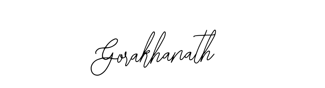 Similarly Bearetta-2O07w is the best handwritten signature design. Signature creator online .You can use it as an online autograph creator for name Gorakhanath. Gorakhanath signature style 12 images and pictures png