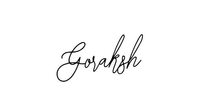 How to make Goraksh signature? Bearetta-2O07w is a professional autograph style. Create handwritten signature for Goraksh name. Goraksh signature style 12 images and pictures png