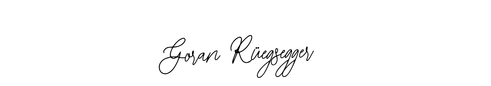 if you are searching for the best signature style for your name Goran Rüegsegger. so please give up your signature search. here we have designed multiple signature styles  using Bearetta-2O07w. Goran Rüegsegger signature style 12 images and pictures png