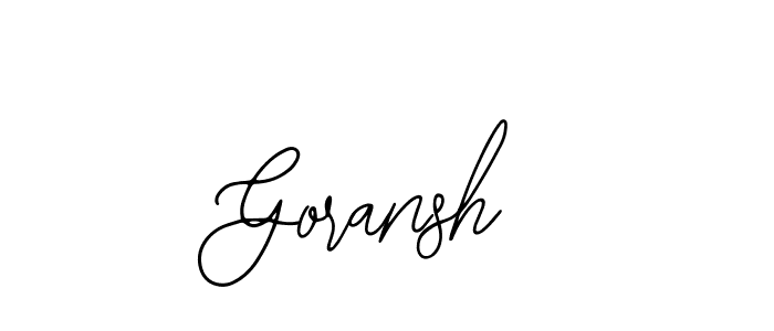 Check out images of Autograph of Goransh name. Actor Goransh Signature Style. Bearetta-2O07w is a professional sign style online. Goransh signature style 12 images and pictures png