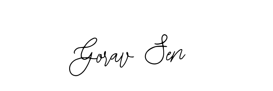 Make a beautiful signature design for name Gorav Sen. With this signature (Bearetta-2O07w) style, you can create a handwritten signature for free. Gorav Sen signature style 12 images and pictures png