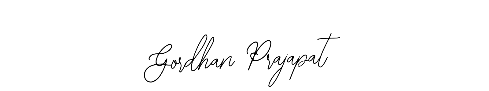 This is the best signature style for the Gordhan Prajapat name. Also you like these signature font (Bearetta-2O07w). Mix name signature. Gordhan Prajapat signature style 12 images and pictures png