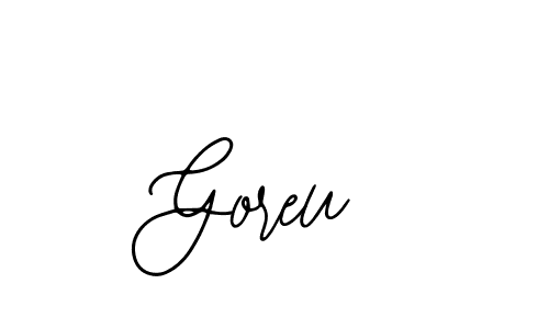 Design your own signature with our free online signature maker. With this signature software, you can create a handwritten (Bearetta-2O07w) signature for name Goreu. Goreu signature style 12 images and pictures png