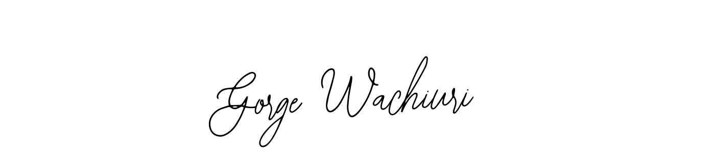 It looks lik you need a new signature style for name Gorge Wachiuri. Design unique handwritten (Bearetta-2O07w) signature with our free signature maker in just a few clicks. Gorge Wachiuri signature style 12 images and pictures png