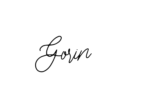 Design your own signature with our free online signature maker. With this signature software, you can create a handwritten (Bearetta-2O07w) signature for name Gorin. Gorin signature style 12 images and pictures png