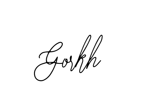 Gorkh stylish signature style. Best Handwritten Sign (Bearetta-2O07w) for my name. Handwritten Signature Collection Ideas for my name Gorkh. Gorkh signature style 12 images and pictures png