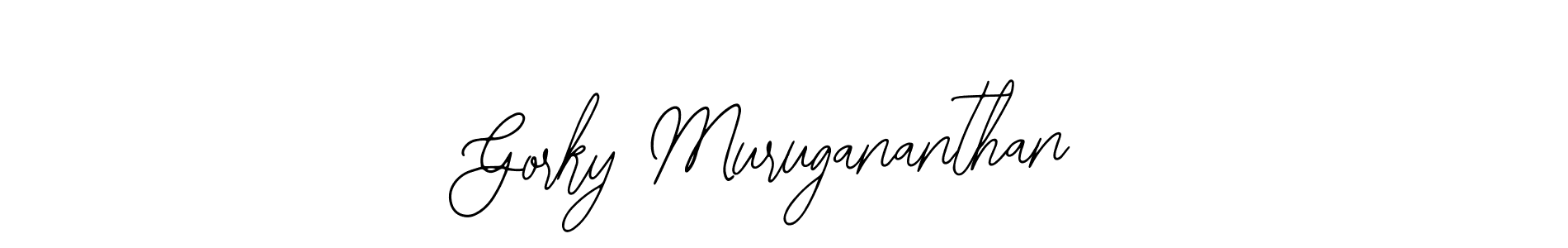 How to make Gorky Murugananthan signature? Bearetta-2O07w is a professional autograph style. Create handwritten signature for Gorky Murugananthan name. Gorky Murugananthan signature style 12 images and pictures png