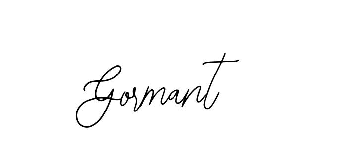 How to make Gormant signature? Bearetta-2O07w is a professional autograph style. Create handwritten signature for Gormant name. Gormant signature style 12 images and pictures png