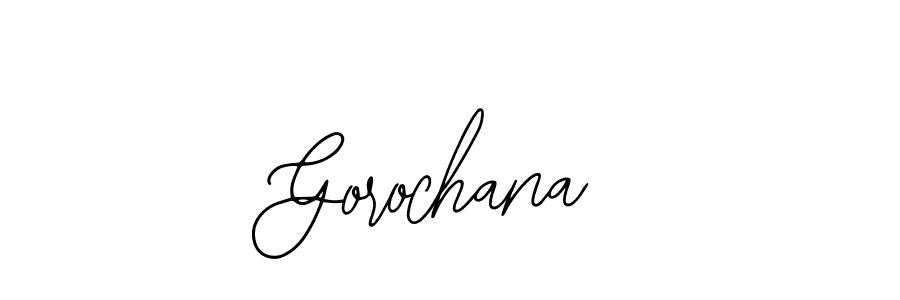 if you are searching for the best signature style for your name Gorochana. so please give up your signature search. here we have designed multiple signature styles  using Bearetta-2O07w. Gorochana signature style 12 images and pictures png