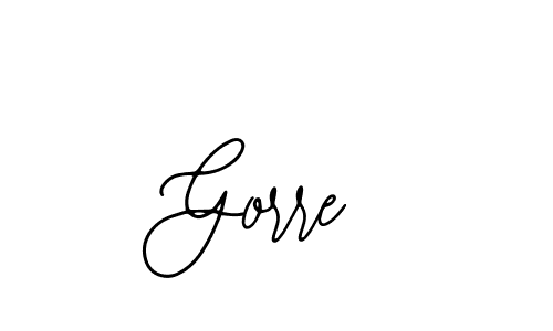 How to make Gorre signature? Bearetta-2O07w is a professional autograph style. Create handwritten signature for Gorre name. Gorre signature style 12 images and pictures png