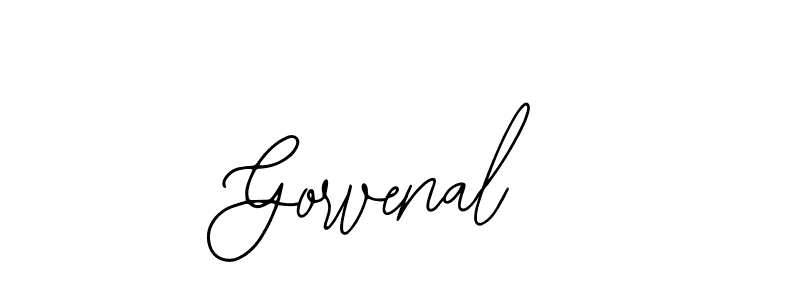 Gorvenal stylish signature style. Best Handwritten Sign (Bearetta-2O07w) for my name. Handwritten Signature Collection Ideas for my name Gorvenal. Gorvenal signature style 12 images and pictures png