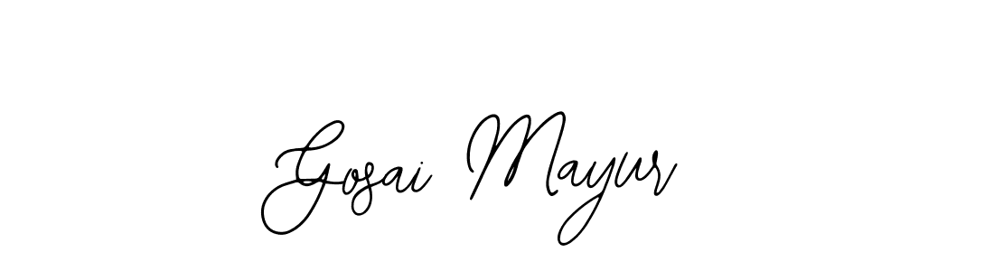 You can use this online signature creator to create a handwritten signature for the name Gosai Mayur. This is the best online autograph maker. Gosai Mayur signature style 12 images and pictures png