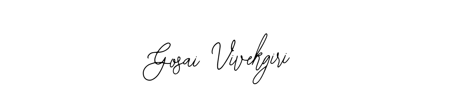 Gosai Vivekgiri stylish signature style. Best Handwritten Sign (Bearetta-2O07w) for my name. Handwritten Signature Collection Ideas for my name Gosai Vivekgiri. Gosai Vivekgiri signature style 12 images and pictures png