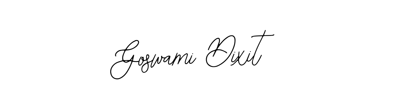 Use a signature maker to create a handwritten signature online. With this signature software, you can design (Bearetta-2O07w) your own signature for name Goswami Dixit. Goswami Dixit signature style 12 images and pictures png