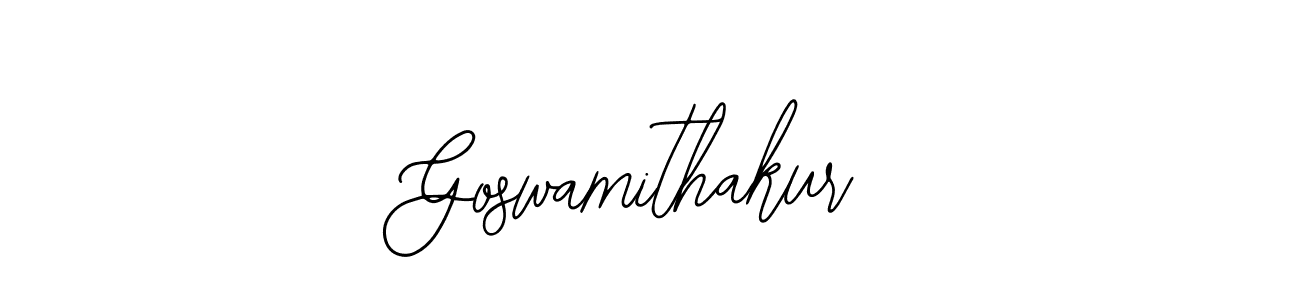 It looks lik you need a new signature style for name Goswamithakur. Design unique handwritten (Bearetta-2O07w) signature with our free signature maker in just a few clicks. Goswamithakur signature style 12 images and pictures png