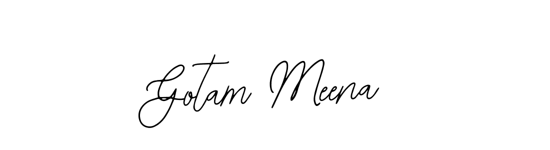 You can use this online signature creator to create a handwritten signature for the name Gotam Meena. This is the best online autograph maker. Gotam Meena signature style 12 images and pictures png