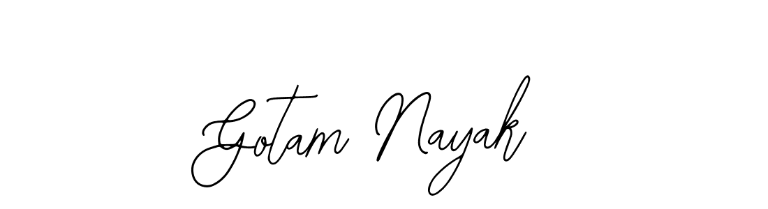 Similarly Bearetta-2O07w is the best handwritten signature design. Signature creator online .You can use it as an online autograph creator for name Gotam Nayak. Gotam Nayak signature style 12 images and pictures png