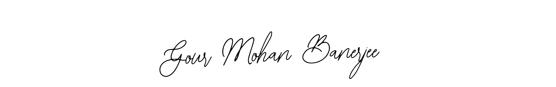 Also we have Gour Mohan Banerjee name is the best signature style. Create professional handwritten signature collection using Bearetta-2O07w autograph style. Gour Mohan Banerjee signature style 12 images and pictures png