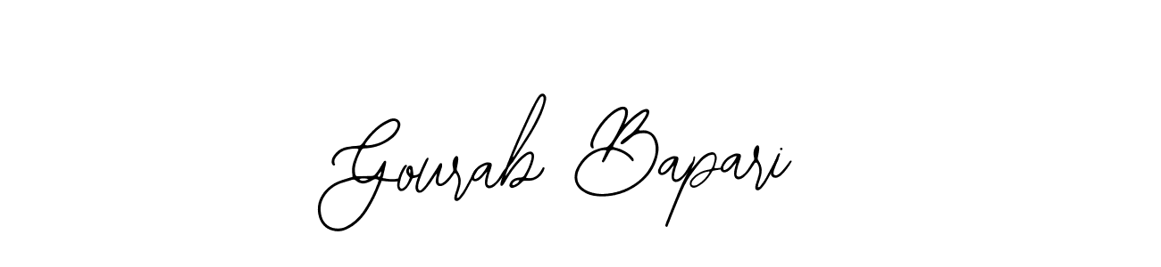 Make a beautiful signature design for name Gourab Bapari. Use this online signature maker to create a handwritten signature for free. Gourab Bapari signature style 12 images and pictures png