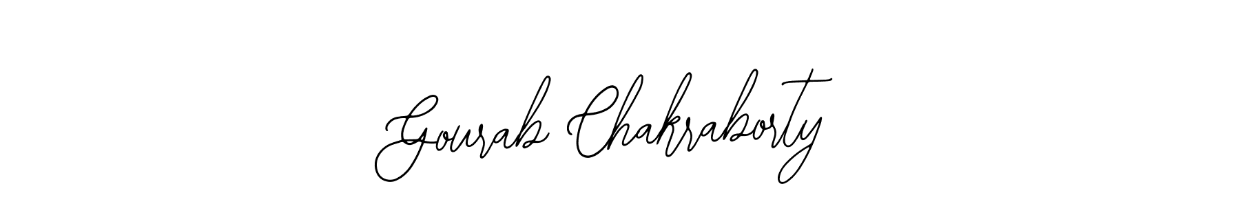Gourab Chakraborty stylish signature style. Best Handwritten Sign (Bearetta-2O07w) for my name. Handwritten Signature Collection Ideas for my name Gourab Chakraborty. Gourab Chakraborty signature style 12 images and pictures png