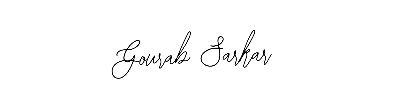How to make Gourab Sarkar signature? Bearetta-2O07w is a professional autograph style. Create handwritten signature for Gourab Sarkar name. Gourab Sarkar signature style 12 images and pictures png