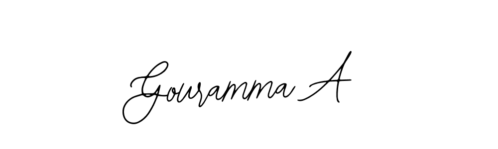 Also we have Gouramma A name is the best signature style. Create professional handwritten signature collection using Bearetta-2O07w autograph style. Gouramma A signature style 12 images and pictures png