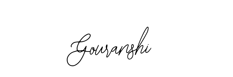 Make a beautiful signature design for name Gouranshi. Use this online signature maker to create a handwritten signature for free. Gouranshi signature style 12 images and pictures png