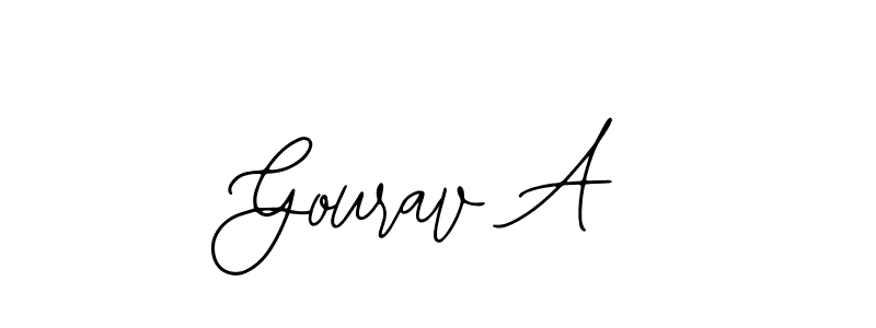 It looks lik you need a new signature style for name Gourav A. Design unique handwritten (Bearetta-2O07w) signature with our free signature maker in just a few clicks. Gourav A signature style 12 images and pictures png