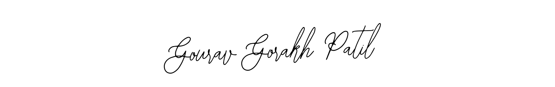 This is the best signature style for the Gourav Gorakh Patil name. Also you like these signature font (Bearetta-2O07w). Mix name signature. Gourav Gorakh Patil signature style 12 images and pictures png