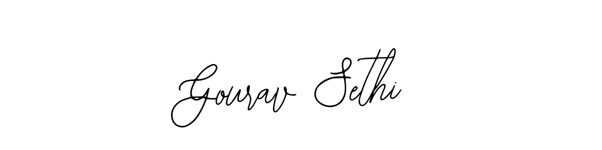 Design your own signature with our free online signature maker. With this signature software, you can create a handwritten (Bearetta-2O07w) signature for name Gourav Sethi. Gourav Sethi signature style 12 images and pictures png