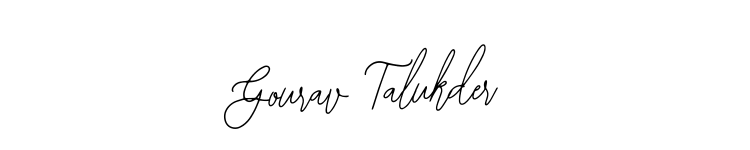 Gourav Talukder stylish signature style. Best Handwritten Sign (Bearetta-2O07w) for my name. Handwritten Signature Collection Ideas for my name Gourav Talukder. Gourav Talukder signature style 12 images and pictures png