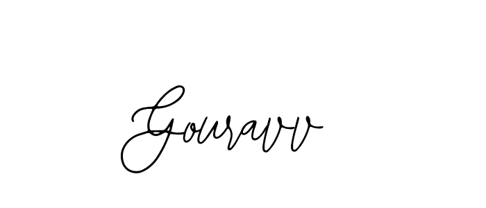 Make a beautiful signature design for name Gouravv. With this signature (Bearetta-2O07w) style, you can create a handwritten signature for free. Gouravv signature style 12 images and pictures png