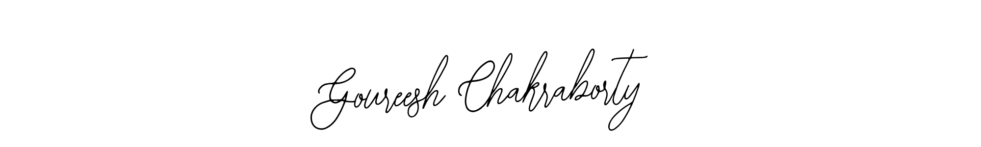 Bearetta-2O07w is a professional signature style that is perfect for those who want to add a touch of class to their signature. It is also a great choice for those who want to make their signature more unique. Get Goureesh Chakraborty name to fancy signature for free. Goureesh Chakraborty signature style 12 images and pictures png
