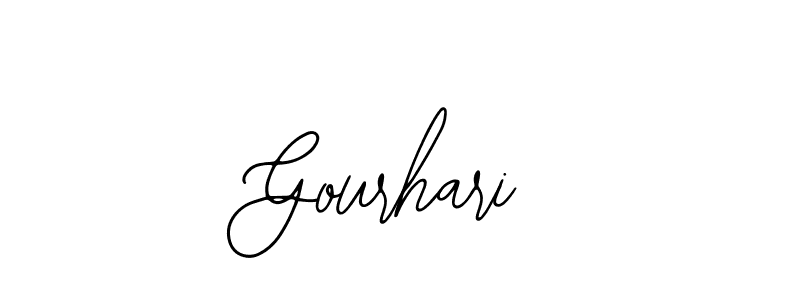 Design your own signature with our free online signature maker. With this signature software, you can create a handwritten (Bearetta-2O07w) signature for name Gourhari. Gourhari signature style 12 images and pictures png