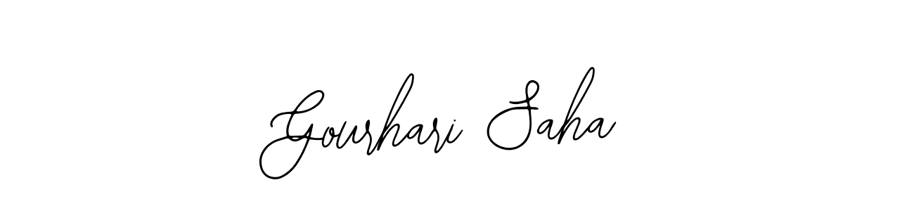 Make a beautiful signature design for name Gourhari Saha. Use this online signature maker to create a handwritten signature for free. Gourhari Saha signature style 12 images and pictures png